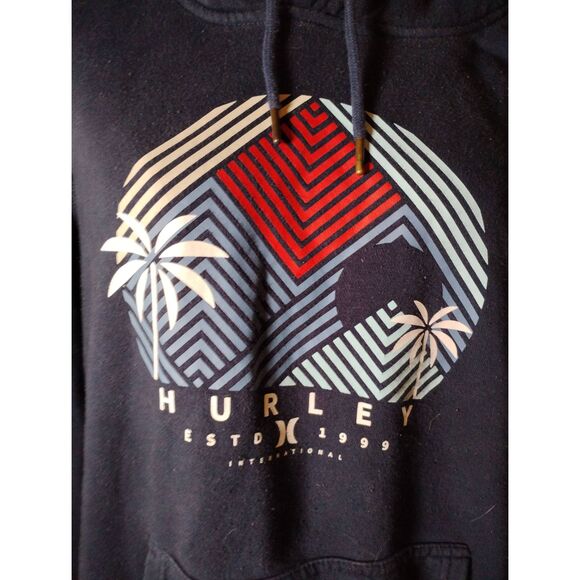 Men's Hurley Graphic Kangeroo Pocket Hoodie Size Large - Picture 3 of 5
